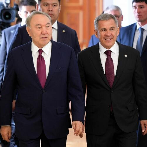 Нурсултан Назарбаев встретился с Президентом Республики Татарстан Рустамом Миннихановым